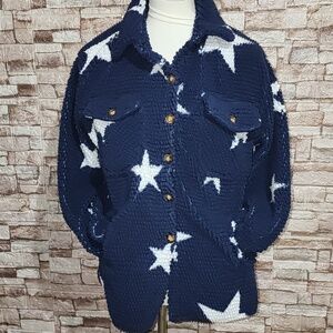 BLAKELEY Teddy Bear Dark Blue Jacket
